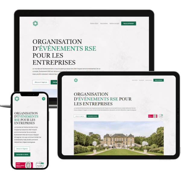 Fort de deux certifications majeures dans le domaine de la RSE, l'agence souhaite doter son site vitrine d'une nouvelle apparence