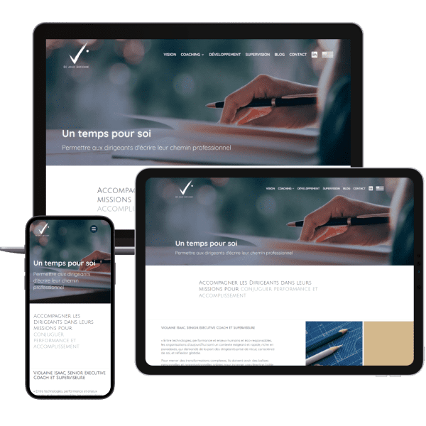 Refonte d'un site internet de coach en profession libérale