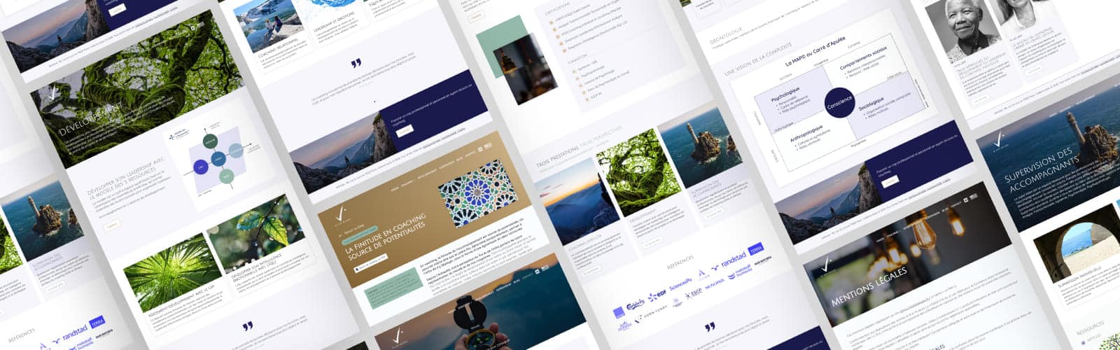 Refonte d'un site internet de coach profession libérale
